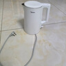 美的（Midea）电热水壶家用烧水壶泡茶0涂层食品级304不锈钢自动断电双层防烫全钢无缝1.5L大容量 MK-HJ1566 实拍图