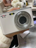 松典（SONGDIAN）数码相机前后双摄高清像素学生照相机 vlog校园便携迷你卡片机可传手机 冰川白 64G 内存 实拍图