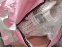 CANNUP轮滑鞋儿童溜冰鞋男女童专业中小学初学者套装直排轮滑冰旱 粉【三重保护】头盔护具7件+背包 M 码(适合6-12岁)日常鞋码30-35 实拍图
