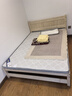 零树 实木床双人床简易1.35m*1.9m床+5cm椰棕床垫 包安装JY-B03(套装) 实拍图