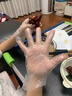 妙洁儿童一次性PE手套200只7-14岁食品级手工餐饮画画DIY户外独立包装 实拍图