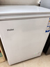 海尔（Haier）142L单温冰柜小型家用小冰柜减霜一级能效冷藏冷冻转换深冷冷柜小冰箱BC/BD-142GHW9D国家补贴 实拍图
