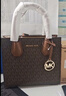 MICHAEL KORS Mercer风琴包中号棕色手提单肩斜挎MK女包礼物女士轻奢包包 实拍图