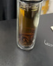 德铂德铂玻璃杯茶水分离加厚水杯双层高硼硅玻璃耐高温大容量泡茶杯子 【热销爆款】320ml 实拍图