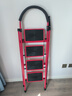 忆琳居梯子家用安全人字梯折叠梯伸缩多功能楼梯便捷扶梯加厚红色四步 实拍图