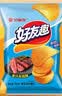 好丽友（ORION）好友趣薯片多口味休闲零食薯片大波浪土豆片膨化食品办公室小零食 35任选10包【多汁牛排味】45g*1袋 实拍图