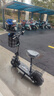 永久电动滑板车便携两轮代步车电瓶车迷你小型代驾折叠电动车锂电池 48V黑/45-55KM旗舰版强动力 实拍图
