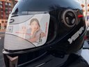 野马（YEMA）3C认证828S摩托车头盔男全盔冬季防冻保暖双镜片机车安全帽 四季通用 均码 亮黑+防雾贴片 实拍图