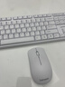 联想（Lenovo）无线键盘鼠标套装 无线键鼠套装 办公鼠标键盘套装 MK23白色 电脑键盘笔记本键盘 实拍图