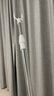 新款撑衣杆家用不锈钢晾衣杆丫叉头可伸缩单杆晒衣杆晾衣服挂衣晾 【混动白】塑料头 加长款（83-141cm） 实拍图