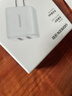 绿联充电头器双口USB插座头5V2A/1A多口充电头直插充电器 适用苹果17/17e/16华为小米手机iPad平板手表 【10.5W】爆款双口USB充电头-白色 实拍图