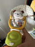 babycare小熊餐台摇铃婴儿玩具新生儿满月节日礼物安抚手摇铃黄白色 实拍图