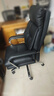 顾全电脑椅办公椅可躺160° 久坐舒适老板椅 人体工学椅C570金黑纤 实拍图