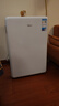 美的（Midea）116L单门小冰箱白色复古双温冷藏冷冻客厅办公室租房宿舍美妆家用办公小型迷你冰箱BCD-116M 实拍图