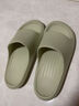 朴西香蕉船凉拖鞋女士浴室不易滑居家室内四季情侣拖鞋男 绿色 37-38 实拍图