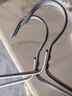 美丽雅铝合金衣架无痕防滑宽肩成人挂晒衣服撑子加粗加厚太空铝 实拍图