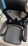 锦汐 电脑椅家用办公椅子靠背人体工学椅学习转椅老板座椅游戏电竞椅 【可后躺+踏脚+乳胶】黑框黑网 实拍图