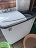 小鸭 洗+脱15公斤大容量半自动洗衣机小型家用 双桶双缸波轮洗衣机洗脱两用带甩干 蓝光款(洗涤9公斤+脱水6公斤) 实拍图
