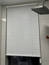 美尔耐免打孔百叶窗帘卧室卫生间浴室厕所防水铝合金厨房升降遮光帘6010 免钉【标准亮光】白色 1平方米 实拍图