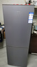 澳柯玛（AUCMA）183升双门家用两门电冰箱 宿舍租房小户型家庭多用 保鲜节能省电 BCD-183HCDNE 2级节能|2门冰箱|低噪不扰眠 铂晶灰 实拍图