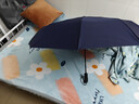 天堂 全自动雨伞三折 10骨加固一键开收易甩干简约晴雨伞 藏青 实拍图