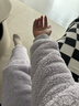 京东京造【保暖抗静电 连帽衫】珊瑚绒秋冬加厚睡衣女睡衣女家居服紫色XL 实拍图
