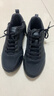 特步男鞋跑步鞋新款春季厚底旅游透气轻便皮网面休闲运动鞋慢跑鞋子男 黑色 41 实拍图