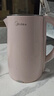 美的（Midea）电热水壶烧水壶养生双层防烫0涂层 食品级304不锈钢1500W快速沸腾1.7L大容量泡茶 HJ1705 实拍图