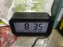 康巴丝（Compas）电子闹钟夜光智能语音报时起床神器闹铃强力叫醒儿童学生床头钟开学必备 2139 黑色充电款开学季 实拍图