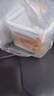 龙士达食品级密封保鲜盒 微波炉饭盒 透明塑料储物水果冰箱收纳盒2.5L*2 实拍图