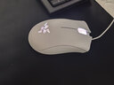 雷蛇（Razer）炼狱蝰蛇标准版有线鼠标 人体工学  电竞游戏 右手通用型 吃鸡/LOL/CS GO游戏鼠标 白色 实拍图