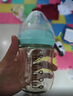 欧贝妮吸管奶瓶 宽口径玻璃奶瓶  婴儿奶瓶手柄6个月1-3岁以上 实拍图