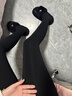 菇娘家黑色打底裤女秋冬季保暖连裤袜显瘦防勾丝高腰可外穿加绒大码 实拍图