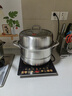 康巴赫蒸锅304不锈钢蒸笼食品级双层汤锅家用蒸煮炖燃气灶电磁炉通用 【加厚304不锈钢】 2层 30cm 实拍图