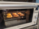 美的（Midea）35L家用多功能烘焙电烤箱 双层玻璃门/精准控温/热风烘烤/搪瓷内胆 PT3530W-D 实拍图