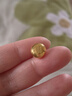 领丰金黄金豆豆AU9999足金实心真金豆子收藏新年节日礼物送女友送朋友 金豆5g/颗国检证签 实拍图