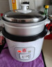 三角牌（Triangle）电饭煲家用老式电饭锅小不粘锅内胆带蒸笼柴火饭米饭锅煮饭锅微压老人用蒸煮一体 2L (1-3人用小型)配3件套 实拍图