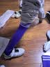 卡尔美（KELME）儿童长筒足球袜加厚毛巾底防滑比赛训练运动高筒袜子青训 彩蓝 实拍图