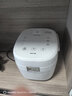 福库（CUCKOO）饭煲IH加热不粘内胆可预约快速煮饭多功能触屏白色微压电饭锅3升1-3人份CR-HD0610FW 实拍图