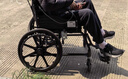 怡辉（YIHUI）轮椅轻便可折叠老人专用出行小型便携式年轻人骨折护理小轮可自推 实拍图