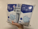 振德一次性医用外科口罩成人儿童防晒口罩防花粉尘口罩蓝色100只  实拍图