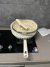 荣事达（Royalstar）陶瓷炒锅不粘锅家用炒菜锅铁不粘有钛锅燃气灶电磁炉30带蒸屉 实拍图