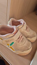 泰兰尼斯春季学步鞋男宝宝鞋子女童婴儿鞋透气软底机能鞋白粉20码 实拍图