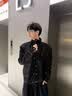OEMG 斜领经典短宽牛仔外套男士春秋季cleanfit高级感潮牌上衣夹克 丹宁色 【高品质】 XL [建议120-140斤] 实拍图