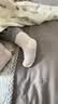 贝瑞加（Babyprints）婴儿衣服2件装新生儿连体衣短袖宝宝哈衣纯棉薄款爬服 粉黄80 实拍图