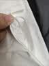 100%棉短袖t恤男宽松纯棉上衣服圆领大码半截袖潮流黑白纯色体恤 白色 M 实拍图