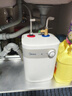 美的（Midea）【8年质保】5升储水式电热水器小厨宝家用洗碗洗菜安全1650W速热厨房热水宝F05-15A1(S) 实拍图