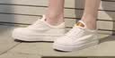 拔佳（Bata）牛皮小白鞋女鞋春秋季新款通勤厚底运动板鞋平底休闲鞋 实拍图