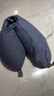 MUJI【自营限定】舒适颈部靠枕-蓝灰条纹 u型枕颈枕飞机旅行枕脖枕 实拍图