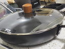 阎铁匠章丘平底锅煎锅无涂层家用铁锅烤肉煎锅牛排锅煎蛋锅老式熟铁28cm 实拍图